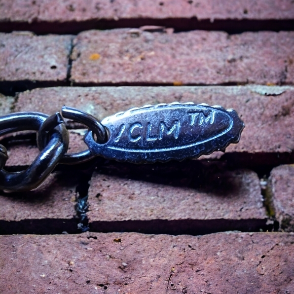 VCLM Multi Chain Tri-Coloured Chunky Hammered Circle Necklace Boho Statement - Picture 5 of 5